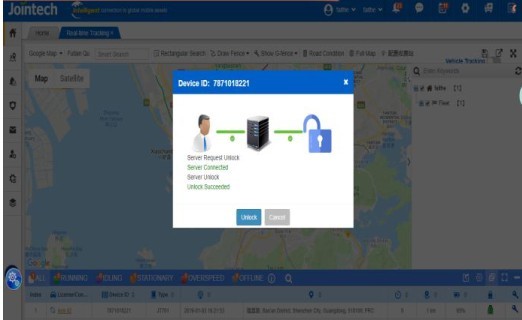 Verfolger-Verschluss-Kühlkette-Temperatur-Überwachungs-Geräte JT701T 4G G/M GPS 3