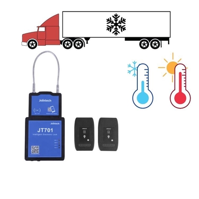 Reffer-Containerfahrzeug GPS-Bahn-Verschluss-Ketten-Versorgungs-Temperatur-Überwachungs-Änderungs-Warnung